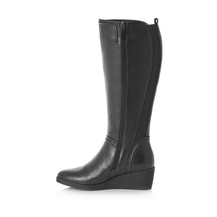 Green Cross 52179 Long Barrell Mid Wedge Zip-Up Boot