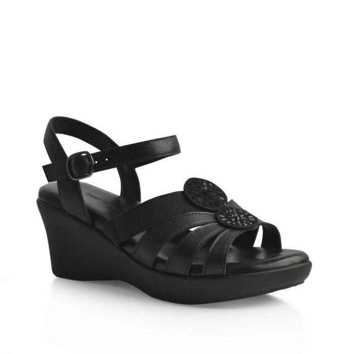Green Cross Green Cross 52646 Hw Multi Strap Round Trim Sandal