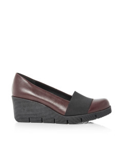 52146 High Wedge Pump - Front Elastic Strap