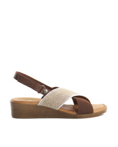 52201 B2 Medium Wedge Crossover Linen Elastic