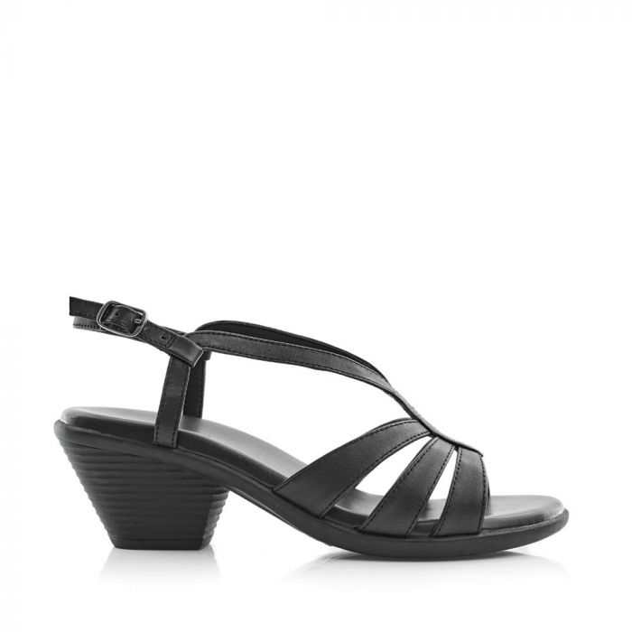 Green Cross 52277 Mid Heel Multi Strap SlingBack Sandal