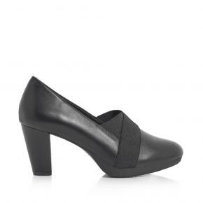 52137 High Heel Court Cross Over Elastic