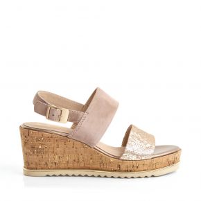 52221 Jana Double Strap Wedge